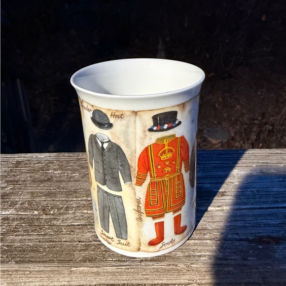 Dunoon Fine Bone China England “Lord Ted” Designed By Richard Partis Mug 4” Ht. - Picture 3 of 12